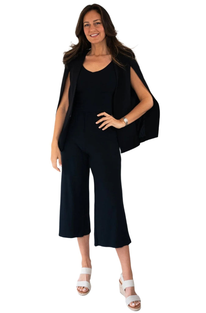 Black Sleeveless Jumpsuit 
