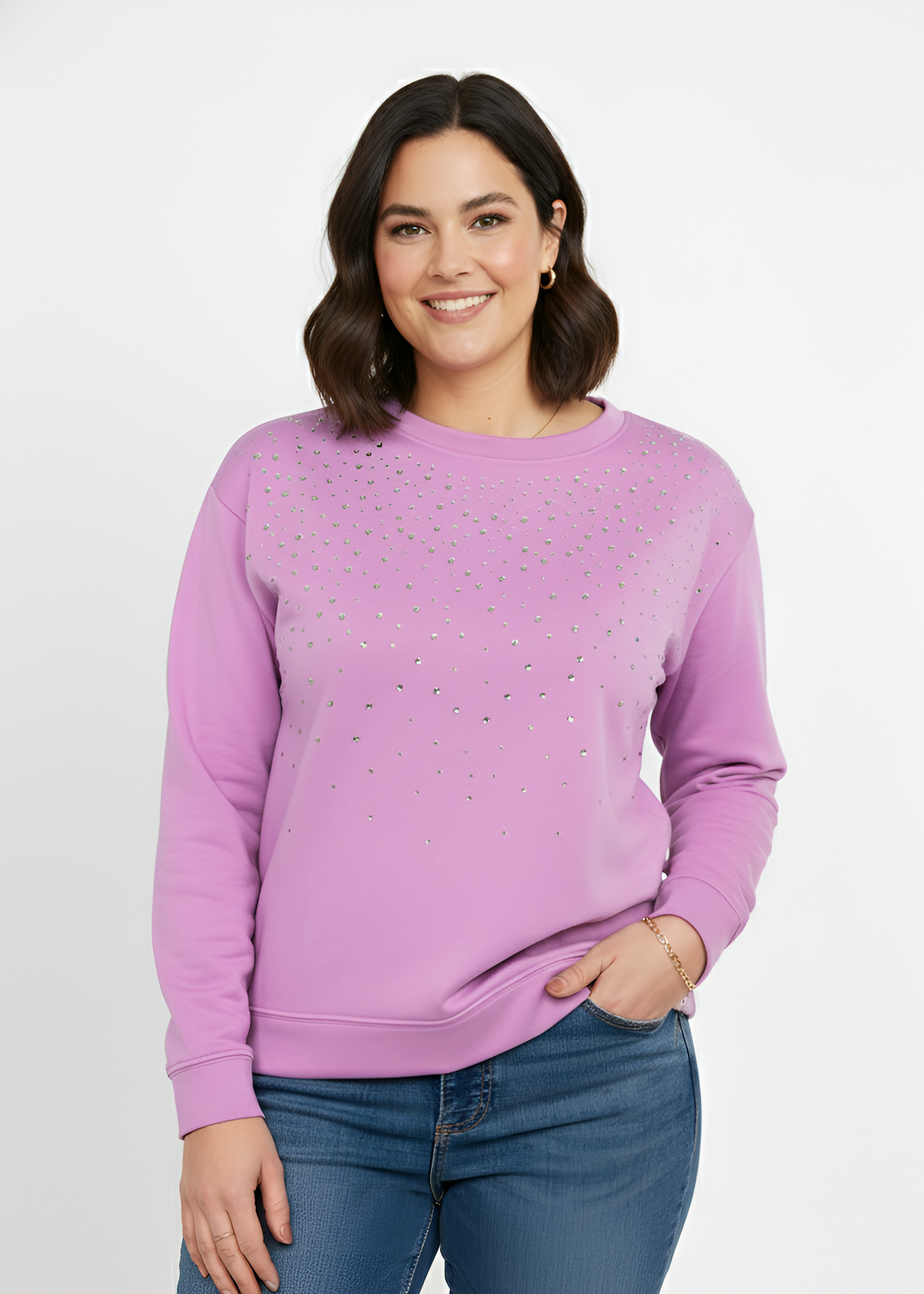 Amelia Embellished sweatshirt – Emily Daniels